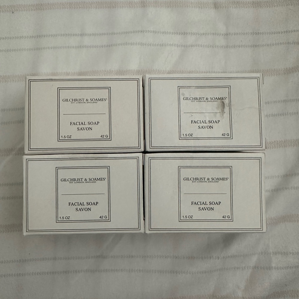 Gilchrist & Soames Facial Soap Savon 1.5 oz Lot of 4